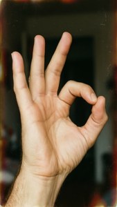 Vintage OK Hand