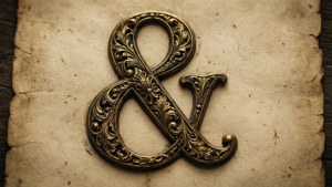 Vintage Ornate Ampersand