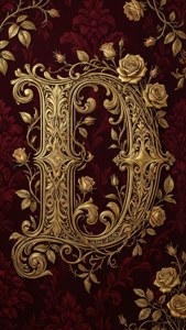 Vintage Ornate D