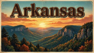 Vintage Ozarks Poster