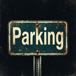 Vintage Parking Grunge