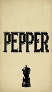 Vintage Pepper Typography
