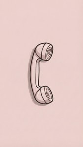 Vintage Phone Outline