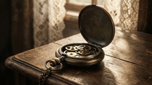 Vintage Pocket Watch Detail