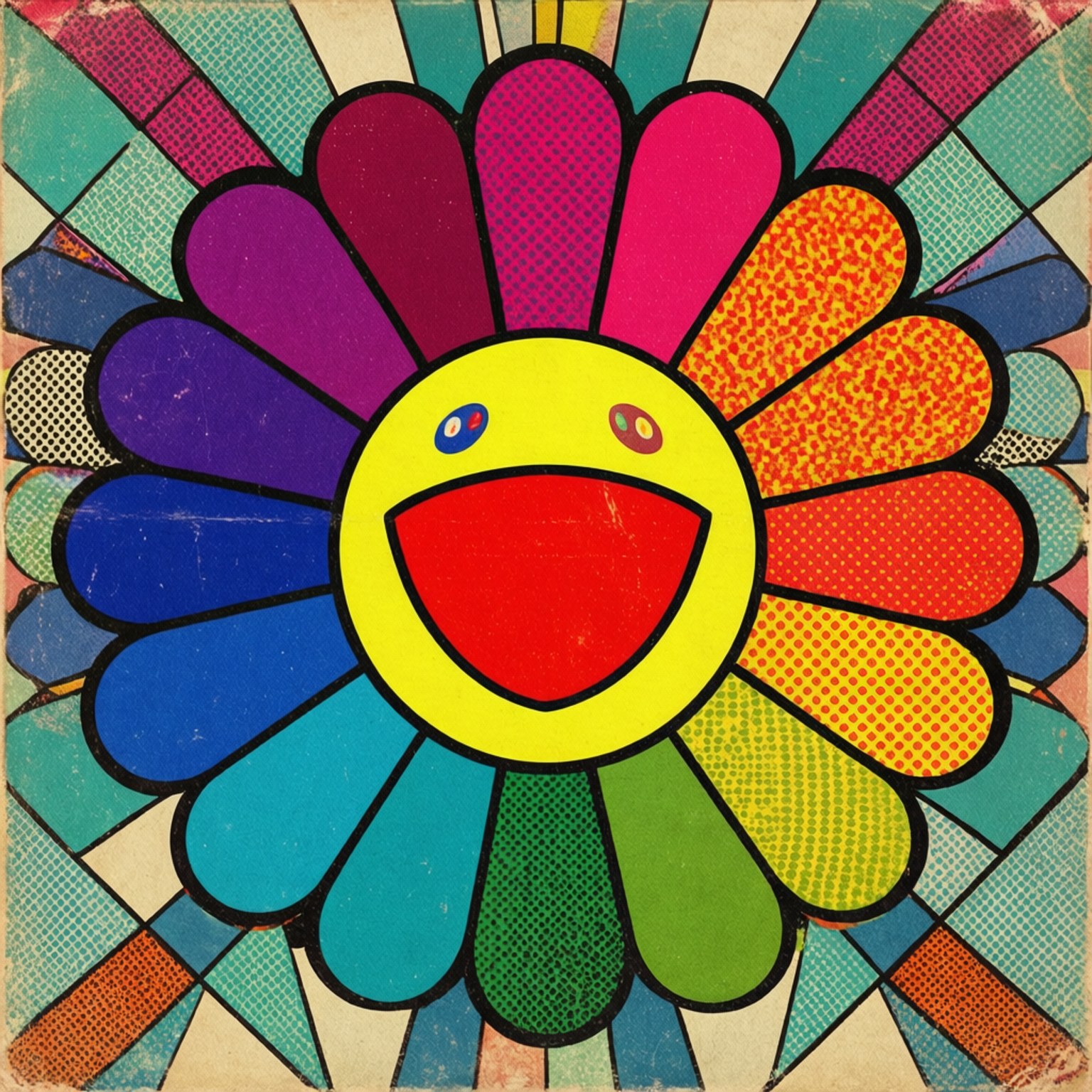 Vintage Pop Murakami by Wallpapers.art Studio