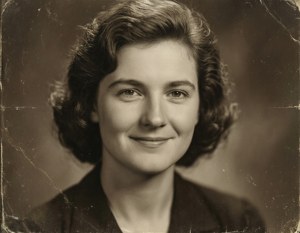 Vintage Portrait Smile