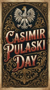 Vintage Pulaski Day Poster