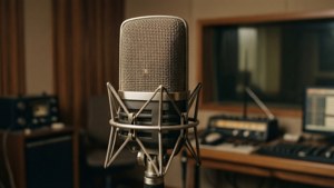 Vintage Radio Boom Mic