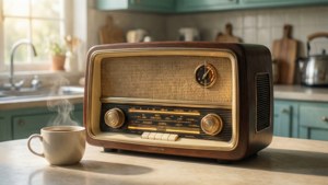 Vintage Radio Glow
