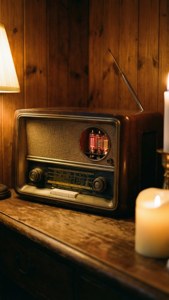 Vintage Radio Glow