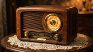 Vintage Radio Glow
