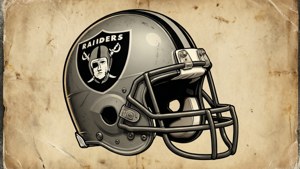 Vintage Raiders Helmet