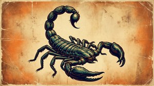 Vintage Retro Scorpio