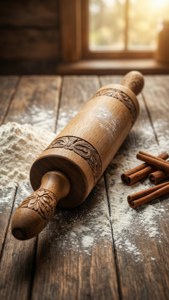 Vintage Rolling Pin Scene