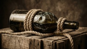 Vintage Rope Bottle