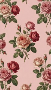 Vintage Rose Pattern