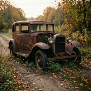 Vintage Rustic Car