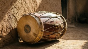 Vintage Rustic Dhol