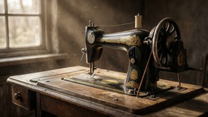 Vintage Rustic Sewing Machine