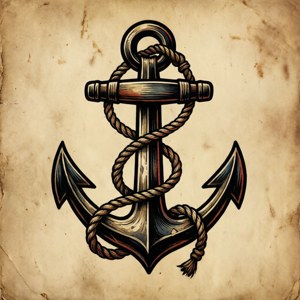 Vintage Sailor Anchor