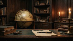 Vintage Scholar's Study