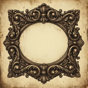 Vintage Scrollwork Frame