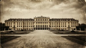 Vintage Sepia Schonbrunn