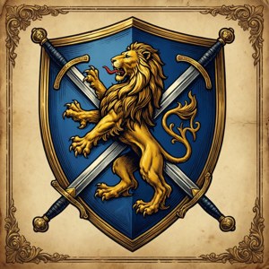 Vintage Shield Illustration