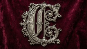 Vintage Silver C Monogram