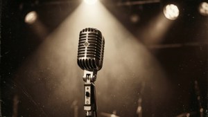 Vintage Stage Microphone