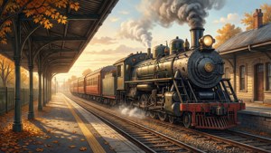 Vintage Station Arrival