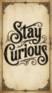Vintage Stay Curious