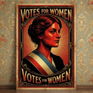 Vintage Suffragette Poster