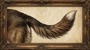 Vintage Tail Illustration