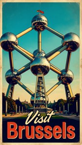 Vintage Travel Atomium