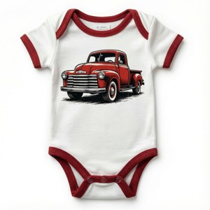Vintage Truck Baby Onesie SVG