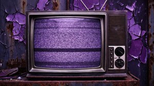 Vintage TV Grunge