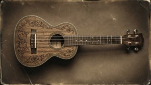 Vintage Ukulele Retro
