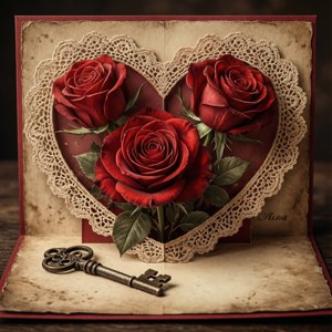 Vintage Valentine Pop-Up
