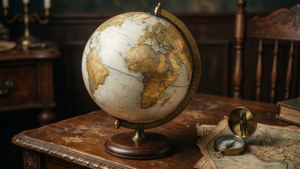 Vintage White Globe