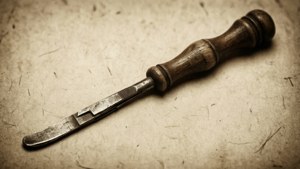 Vintage Wooden Scalpel