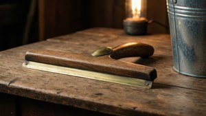 Vintage Wooden Squeegee Rustic