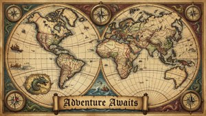 Vintage World Map