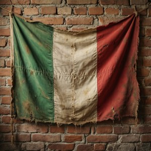 Vintage Worn Flag