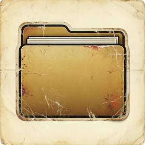 Vintage Worn Folder