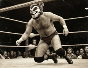 Vintage Wrestling Match