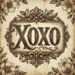 Vintage XOXO Label