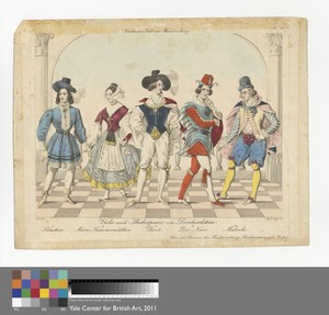 Viola nach Shakespeare von Deinhardstein - Costume Bild zur Theatrezeitung