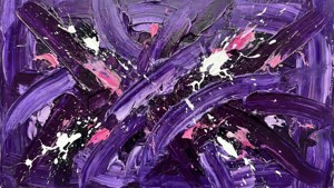 Violet Expressionist Strokes