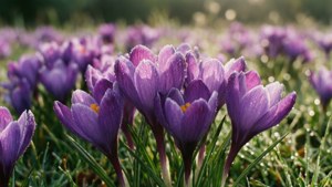 Violet Flower Meadow